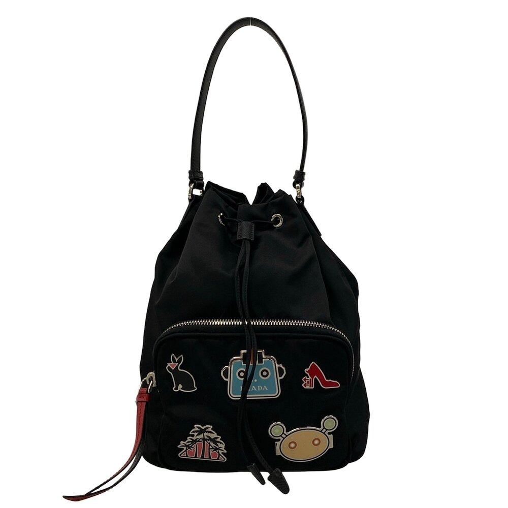 Prada Handbag 1BH097 Nylon Leather